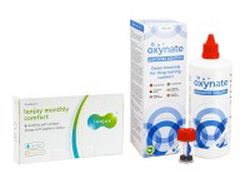 Supervision Lenjoy Monthly Comfort (6 šošoviek) + Oxynate Peroxide 380 ml s puzdrom