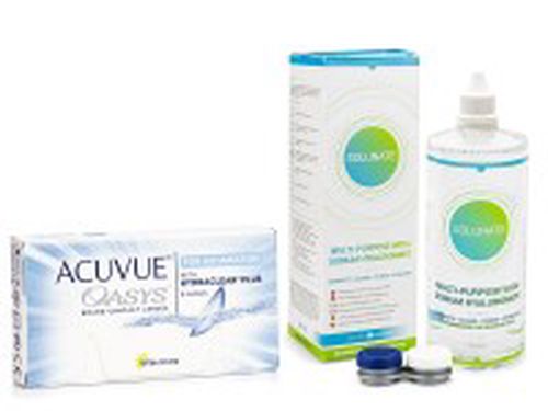 Johnson & Johnson Acuvue Oasys for Astigmatism (6 šošoviek) + Solunate Multi-Purpose 400 ml s puzdrom