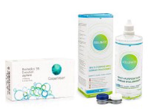 CooperVision Biomedics 55 Evolution CooperVision (6 šošoviek) + Solunate Multi-Purpose 400 ml s puzdrom