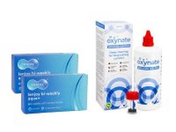 PegaVision Lenjoy Bi-weekly Aqua+ (12 šošoviek) + Oxynate Peroxide 380 ml s puzdrom
