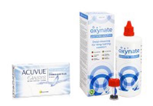 Johnson & Johnson Acuvue Oasys for Astigmatism (6 šošoviek) + Oxynate Peroxide 380 ml s puzdrom