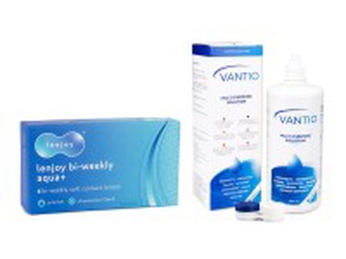 PegaVision Lenjoy Bi-weekly Aqua+ (6 šošoviek) + Vantio Multi-Purpose 360 ml s puzdrom
