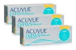 Johnson & Johnson Acuvue Oasys 1-Day with HydraLuxe for Astigmatism (90 šošoviek)