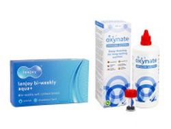 PegaVision Lenjoy Bi-weekly Aqua+ (6 šošoviek) + Oxynate Peroxide 380 ml s puzdrom