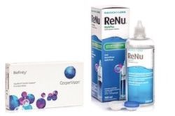 CooperVision Biofinity (6 šošoviek) + ReNu MultiPlus 360 ml s puzdrom