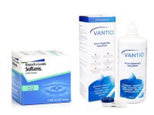 Bausch & Lomb SofLens 38 (6 šošoviek) + Vantio Multi-Purpose 360 ml s puzdrom