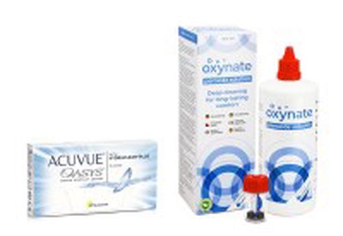 Johnson & Johnson Acuvue Oasys (6 šošoviek) + Oxynate Peroxide 380 ml s puzdrom